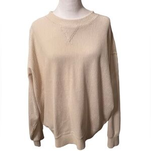 H&M NWOT Over size fit corduroy sweater size L
